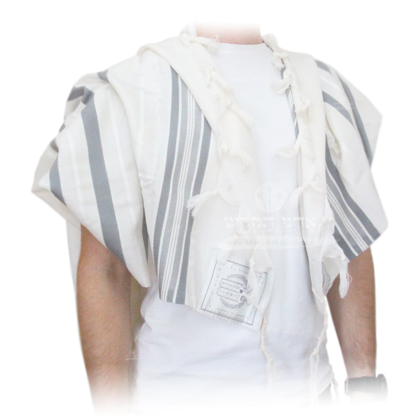 Tallit "Tashbetz" Silver Gray