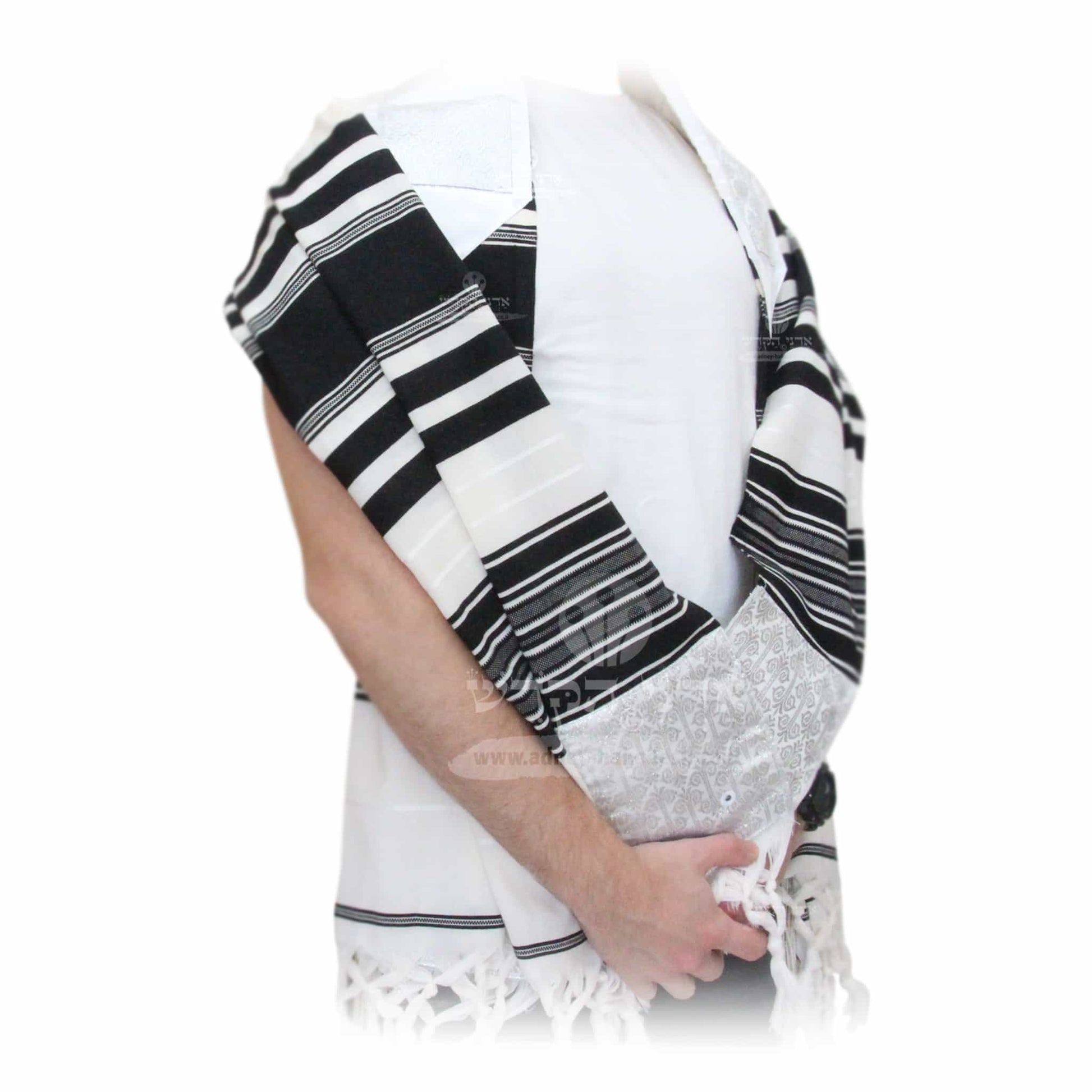 Tallit Temani Black