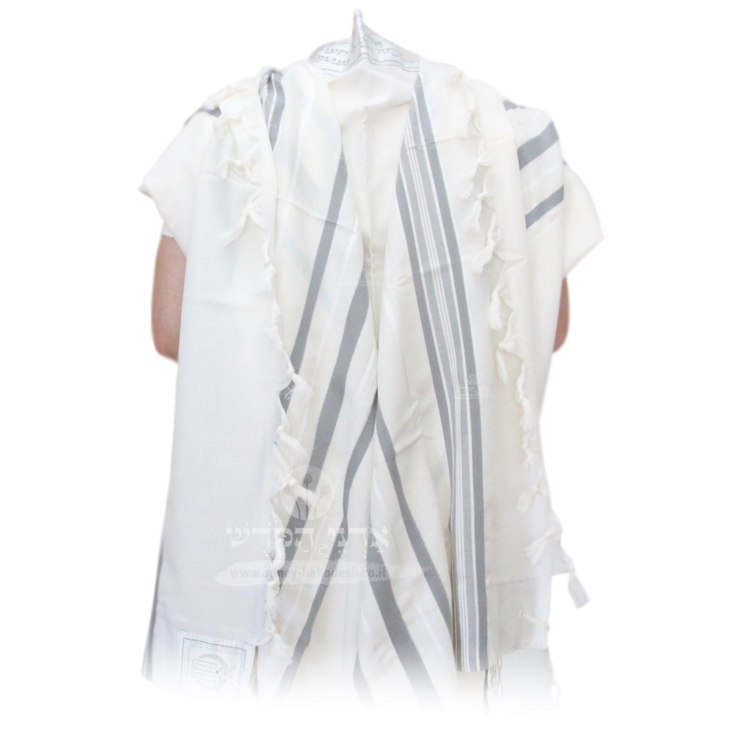 Tallit "Tashbetz" Silver Gray