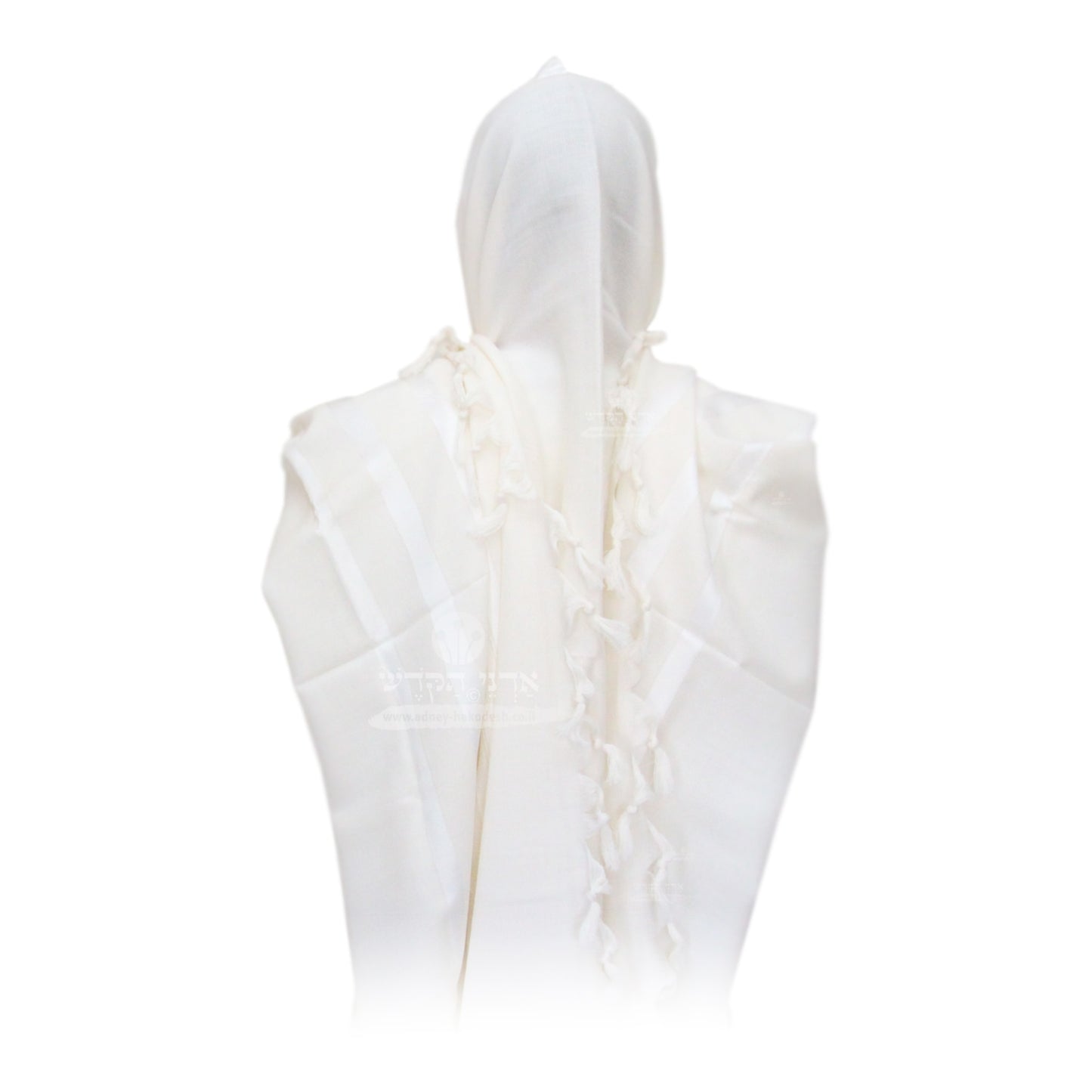 Tallit "Pe'er Kal" - White, Black