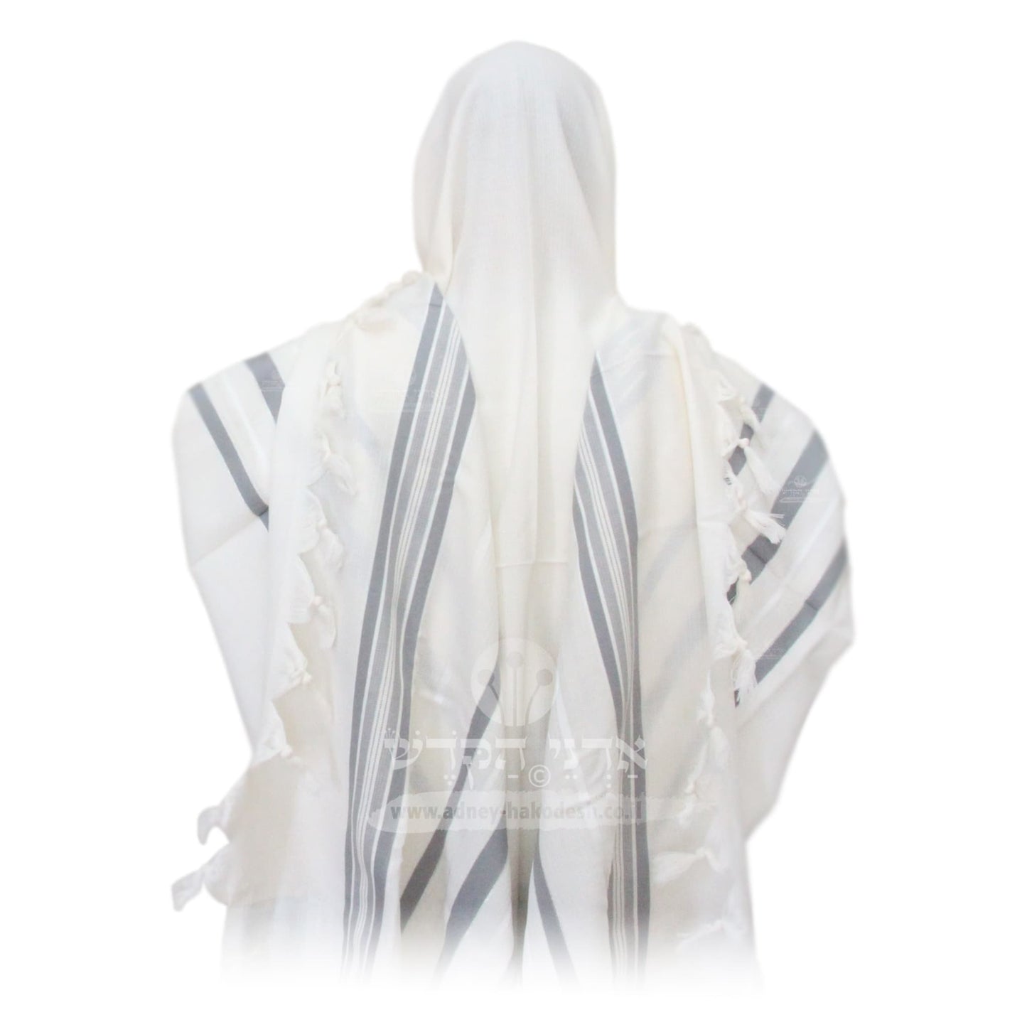 Tallit "Tashbetz" Silver Gray